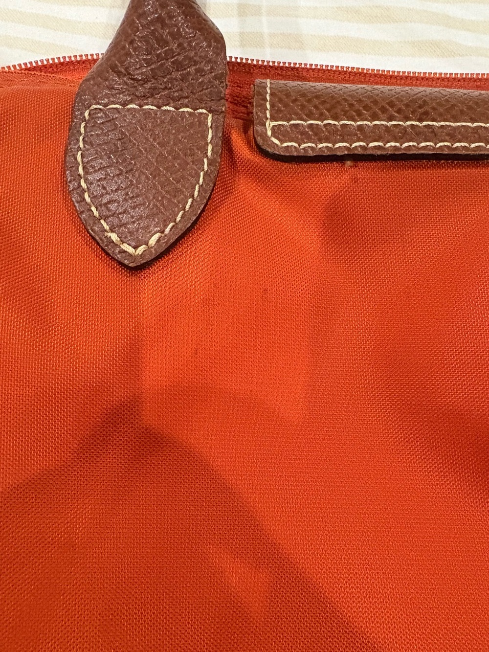 Longchamp medium tote bag orange - Picture 3 of 8